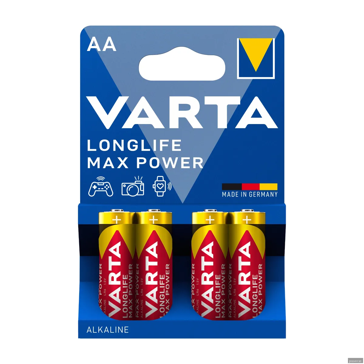 Varta Longlife Max Power AA-batteri (4 st)