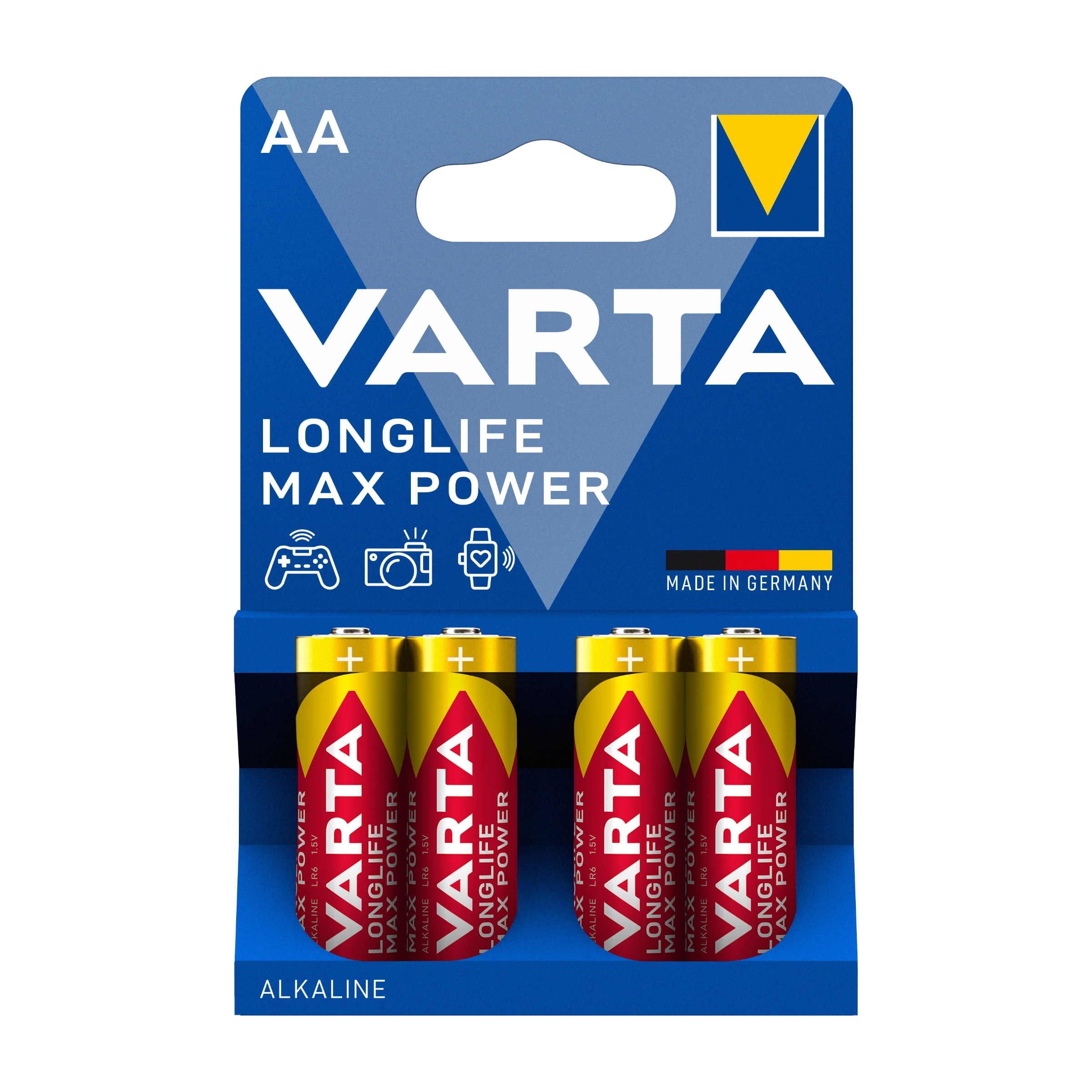 Varta Longlife Max Power AA-batteri (4 st)