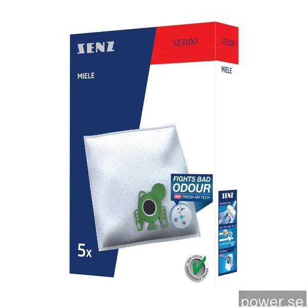 Senz 3100 dammsugarpåsar Duraflow
