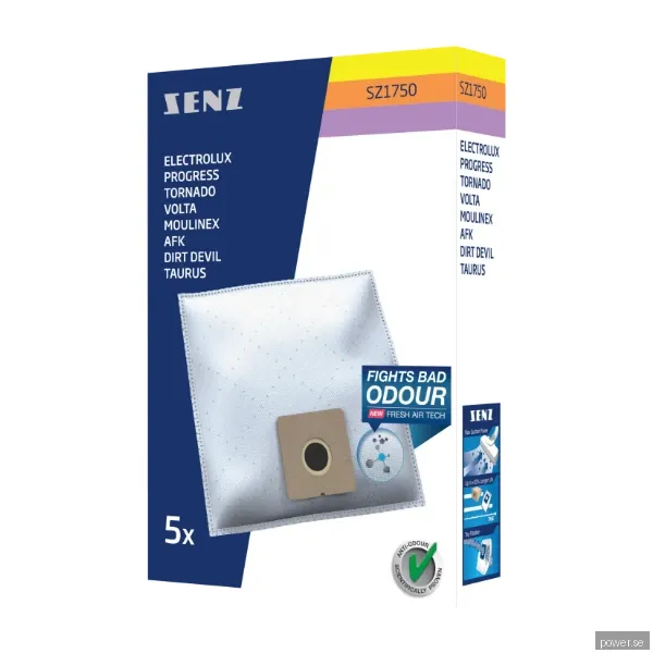 Senz 1750 dammsugarpåsar Duraflow