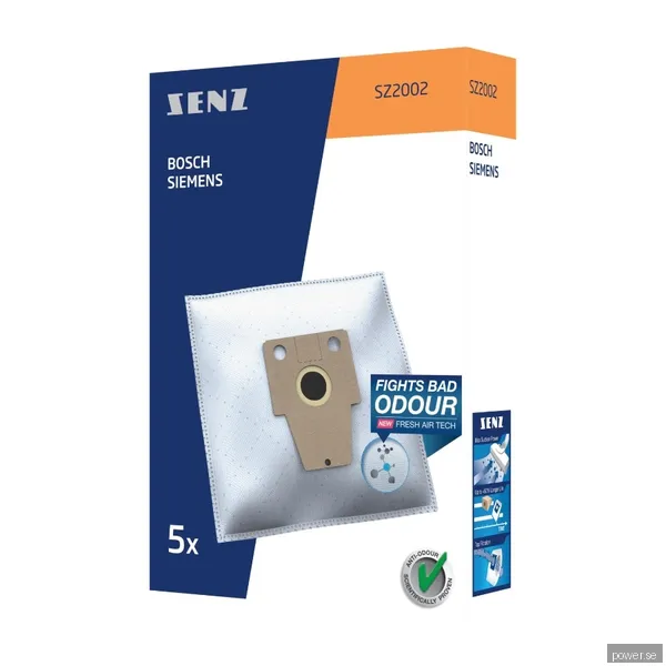 Senz 2002 dammsugarpåsar Duraflow