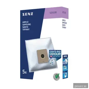 Senz 5100 dammsugarpåsar Duraflow