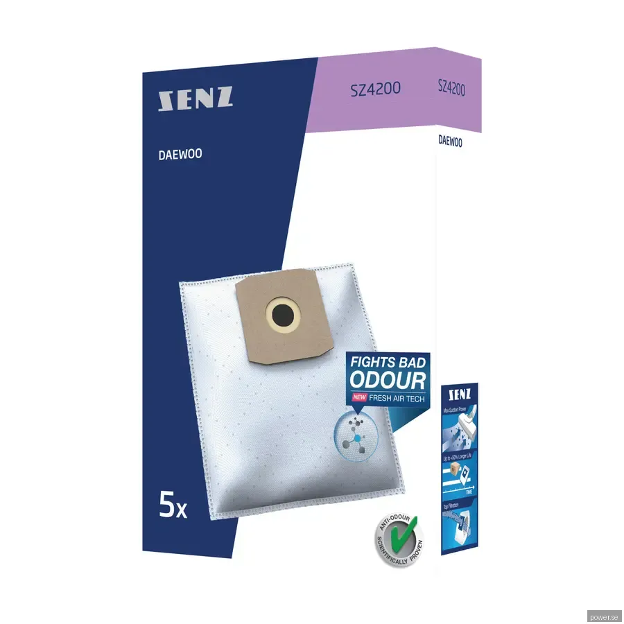 Senz 4200 dammsugarpåsar Duraflow