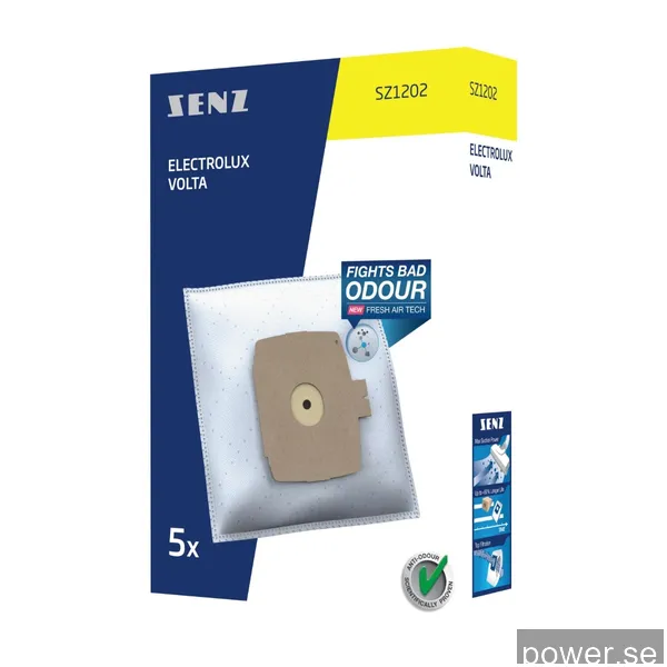 Senz 1202 dammsugarpåsar Duraflow