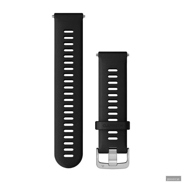 Garmin Quick Release armband 22 mm silikon, svart