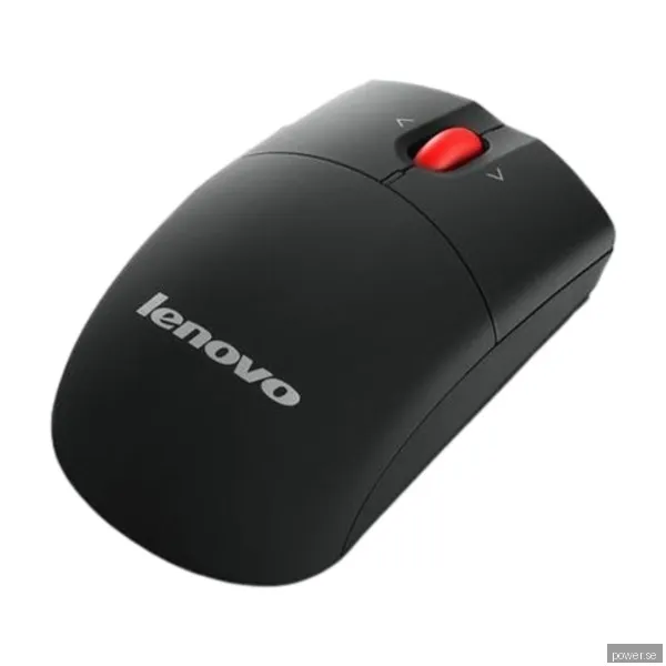 Lenovo trådlös lasermus (svart)