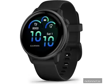 Garmin Vivoactive 6 sportklocka, svart/slate AMOLED