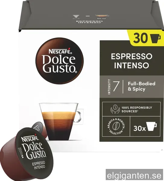 Nescafe Dolce Gusto espresso Intenso kaffekapslar 30 st