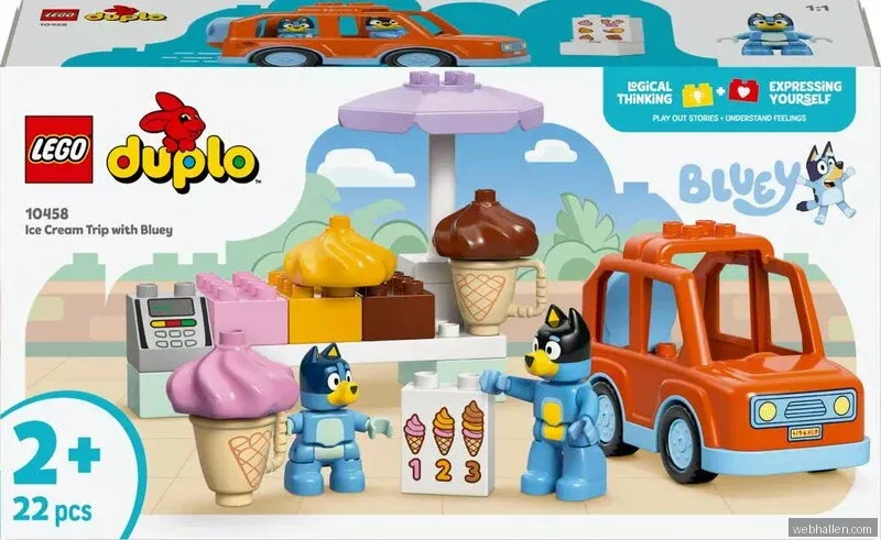 LEGO DUPLO Bluey Glassutflykt med Bluey 10458
