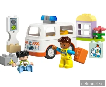 LEGO DUPLO Town Ambulans och förare 10447