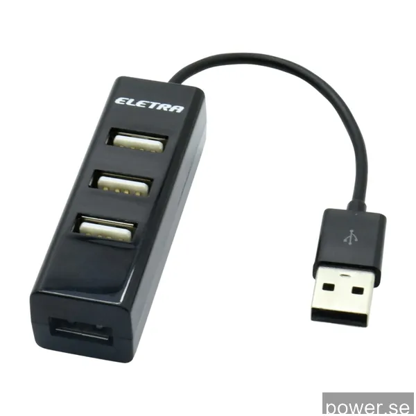 Eletra USB 2.0 Hub 4 Ports bk