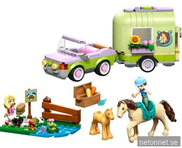 LEGO Friends Häst- och fölvagn 42695