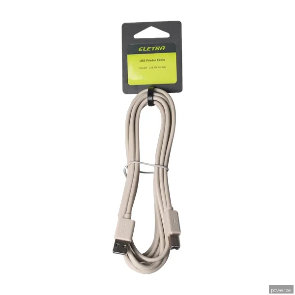 Eletra Skrivarkabel USB-A - USB-B 3m
