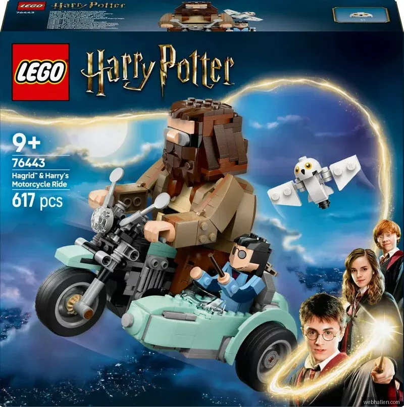 LEGO Harry Potter Hagrids och Harrys motorcykeltur 76443
