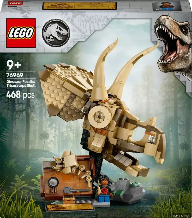 LEGO Jurassic World Dinosauriefossiler: Triceratopsskalle 76969