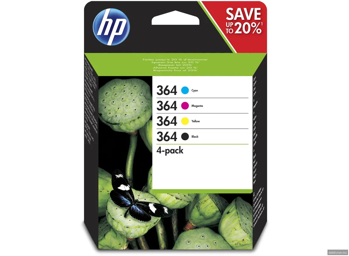 HP 364 combo pack (svart+färg)
