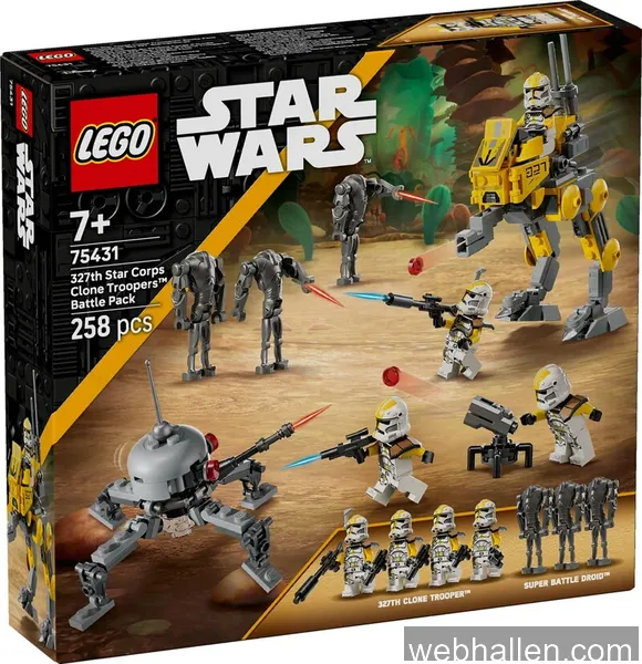 LEGO Star Wars 327th Star Corps Clone Troopers Battle Pack 75431