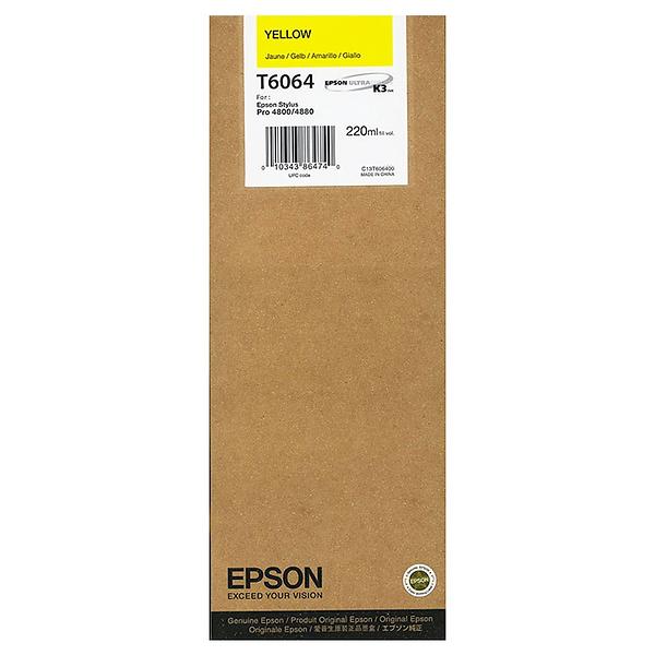 T6064 Gul 220 ml passar bla Epson Pro 4800