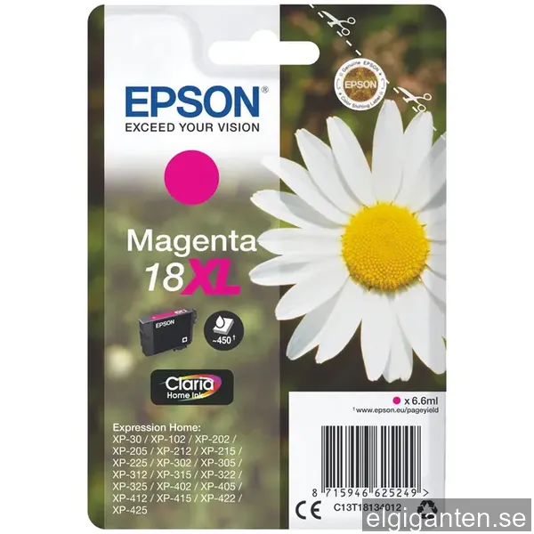 Epson bläckpatron Claria Home 18XL Magenta