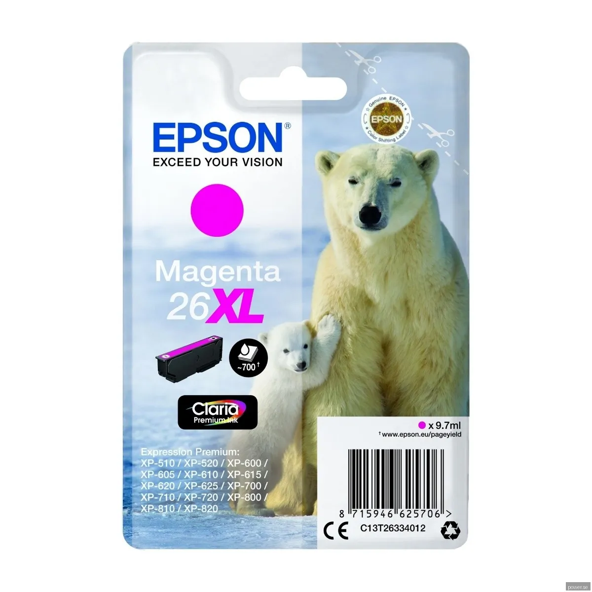 Epson 26Xl, magenta