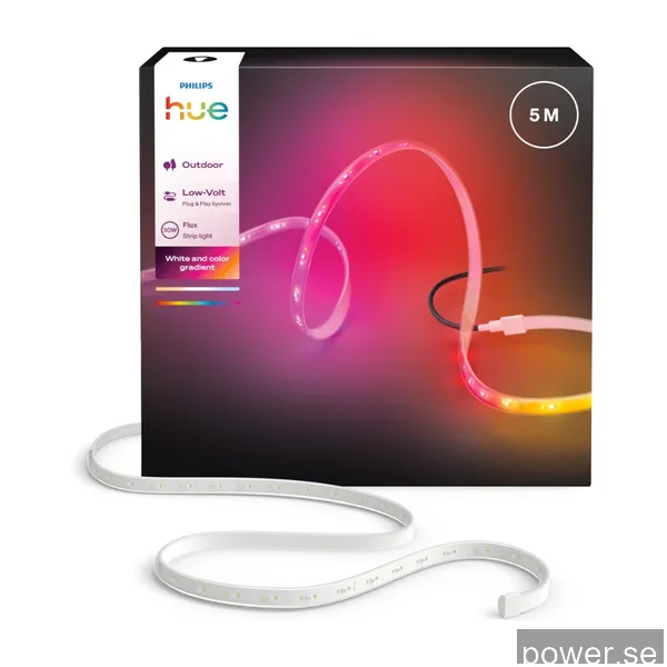Philips Hue Flux utomhus ljusslinga 5 m
