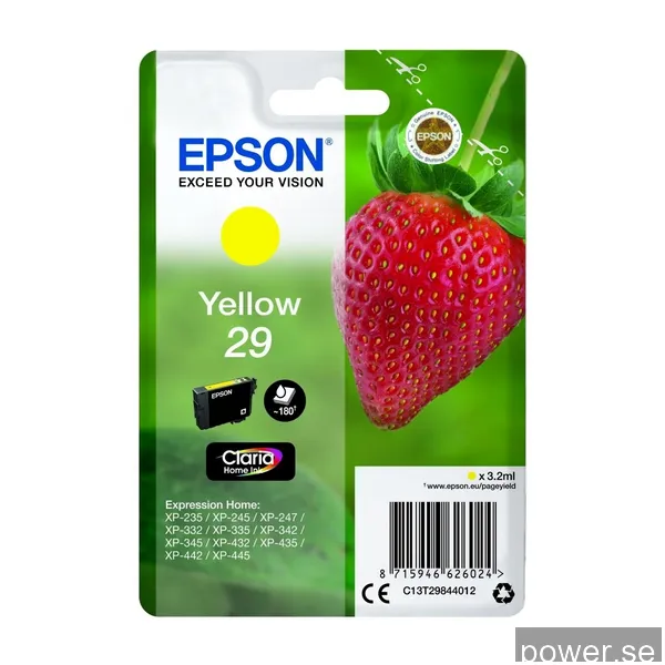 Epson, yellow 29 Claria Home ink