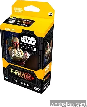 Star Wars Unlimited: Jump to Lightspeed Boba Fett Spotlight Deck