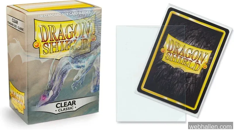 Dragon Shield Standard Sleeves Clear 63x88 (100 in box)