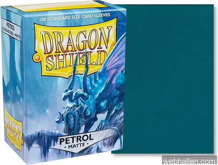 Dragon Shield Matte Sleeves Petrol 63x88 mm (100 in box)