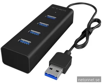 Icy Box USB 3.0 zu 4 Port Type-A Hub