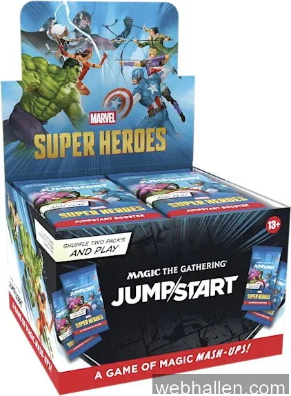 Magic the Gathering: Marvel Super Heroes Jumpstart Display (24 boosters)