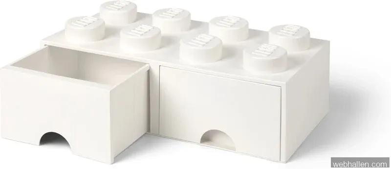 LEGO Brick Drawer 8 - White