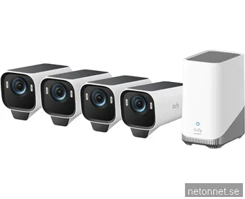 Eufy eufyCam S3 Pro 4K säkerhetskamera (4-pack)