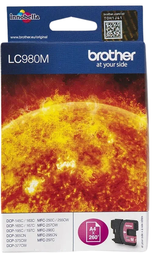 Bläckpatron Brother LC980 Magenta