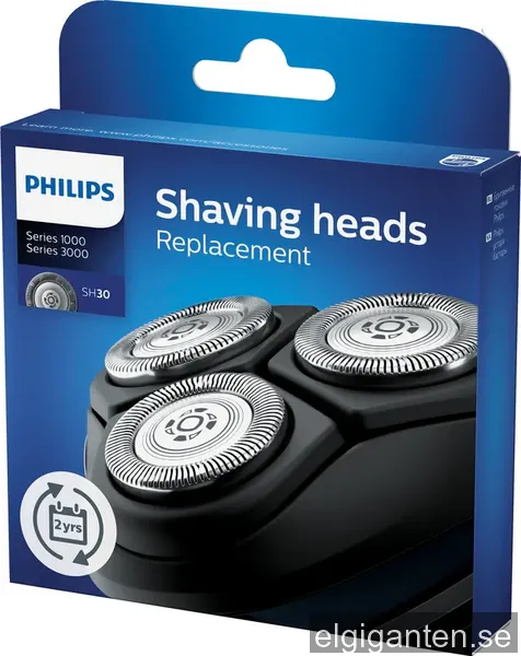 Philips Shaver series 3000 rakhuvuden SH30/50