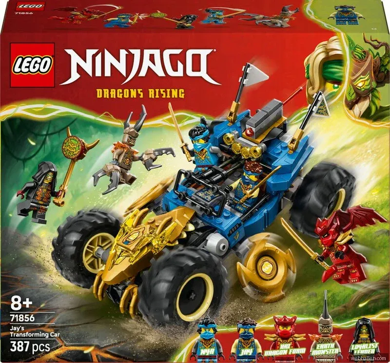 LEGO NINJAGO Jays förvandlingsbil 71856