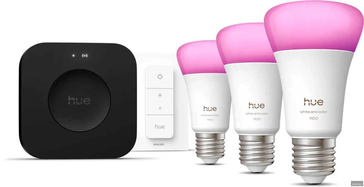 Philips Hue WCA A60 LED-lampa 5W E27 (3-pack)