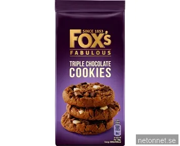 Burtons FOX Triple Chocolate Cookies
