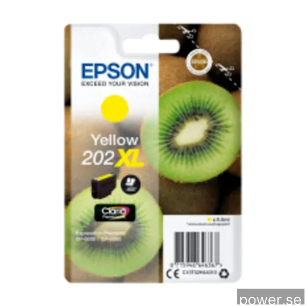 Epson 202XL Gul, 650 sidor