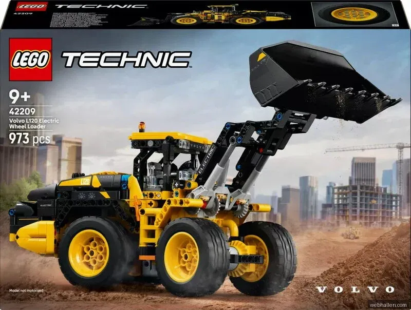 LEGO Technic Volvo L120 eldriven hjullastare 42209