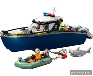 LEGO City Polisens båtjakt 60456