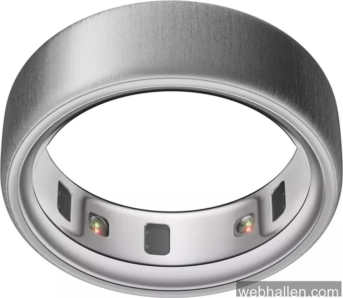 Oura Ring 4 Brushed Silver Size 13
