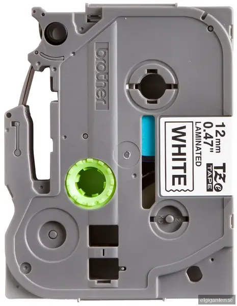 Brother TZe-231 12mm svart-på-vit märktejp