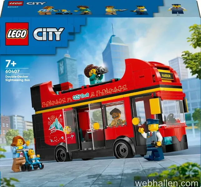 LEGO City Röd dubbeldäckare för sightseeing 60407