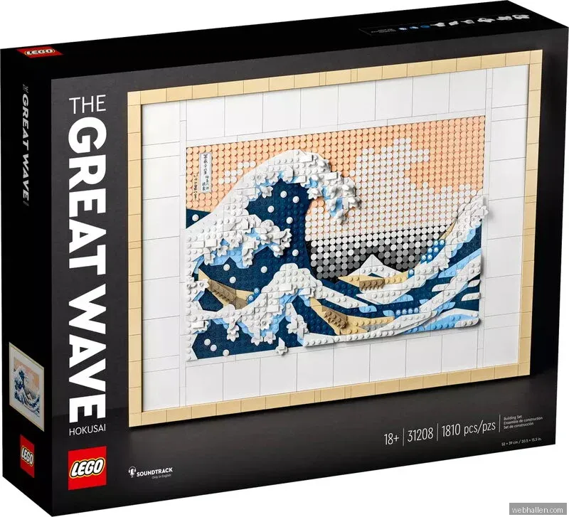 LEGO ART Hokusai – Under vågen utanför Kanagawa 31208