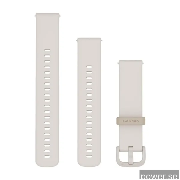 Garmin Quick Release armband 20 mm silikon, ljusgrå