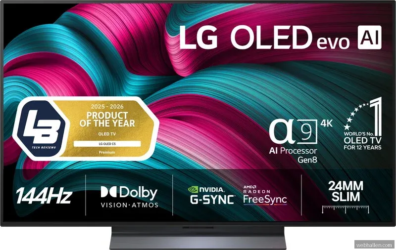 LG 48" C5 AI 4K OLED Smart TV (2025)