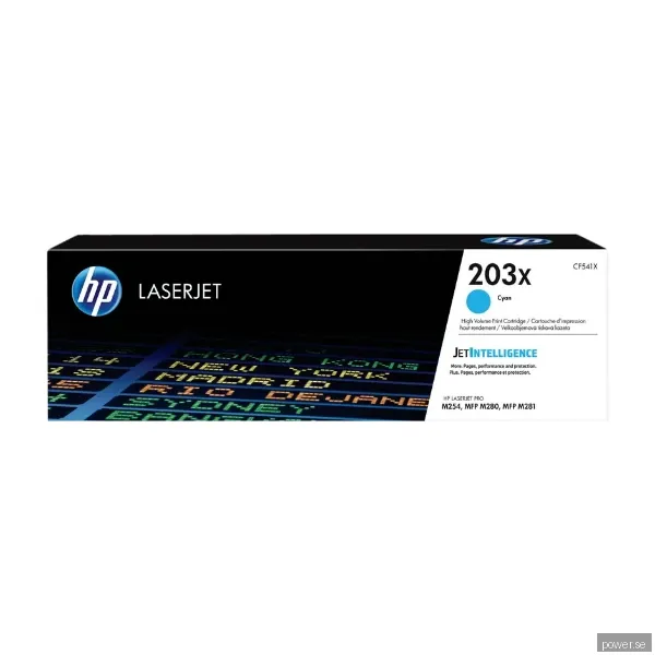 HP 203X - Lång livslängd cyan - original - LaserJet - tonerkassett (CF541X)