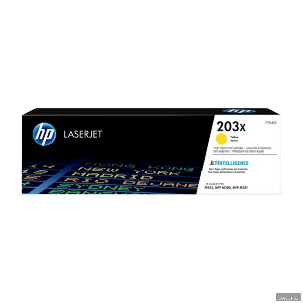 HP toner 203X High Yield Original LaserJet Gul