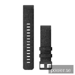 Garmin 22 mm QuickFit nylon klockarmband (svart)